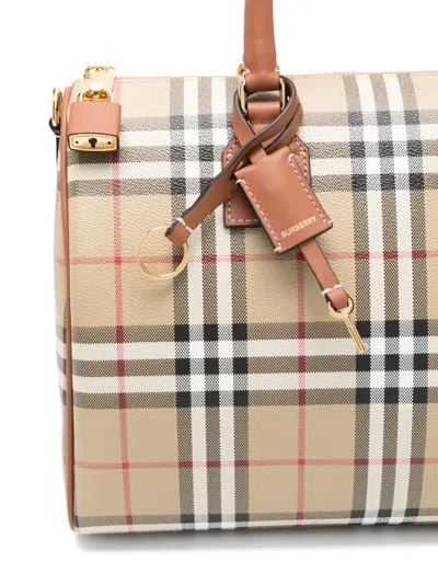 Burberry House Check Pattern Tote Bag