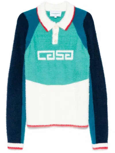 Casablanca Sport Fluffy Polo Shirt