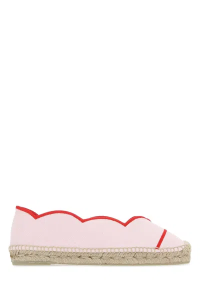 Castaã±er Castañer Woman Espadrilles Pink Size 6.5 Textile Fibers