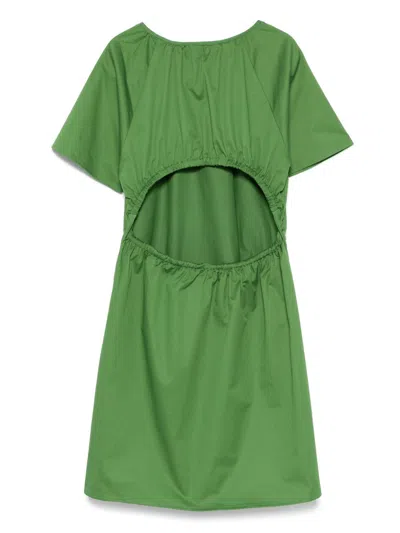 Closed Poplin Short Dress