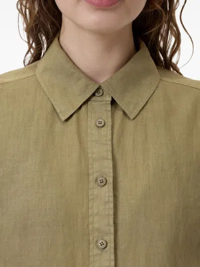 Shop Closed Green Cotton Shirt