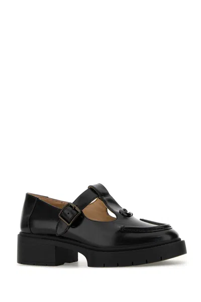 Coach Scarpe Con Fibbia Liv Mary Jane In Pelle Nera Donna