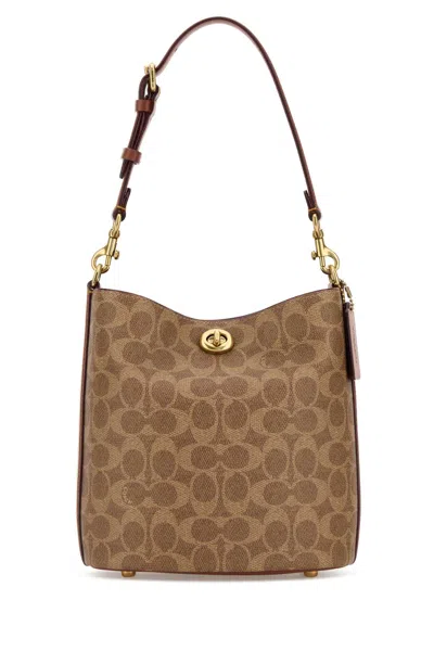 Coach Printed Canvas Willow Bucket Bag
