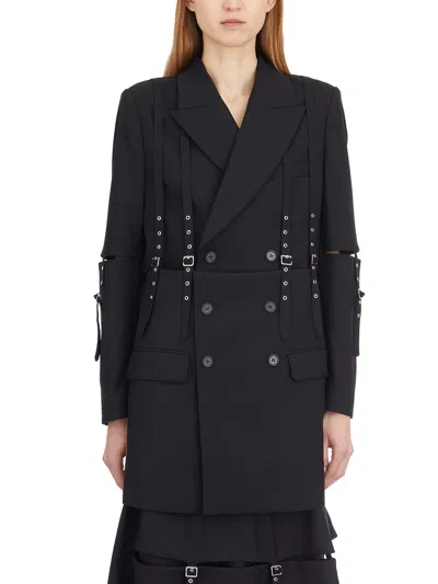 Comme Des Garçons Wool Jacket With Shoulder Splitts