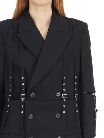 Comme Des Garçons Wool Jacket With Shoulder Splitts