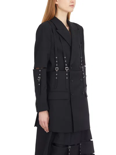 Comme Des Garçons Wool Jacket With Shoulder Splitts