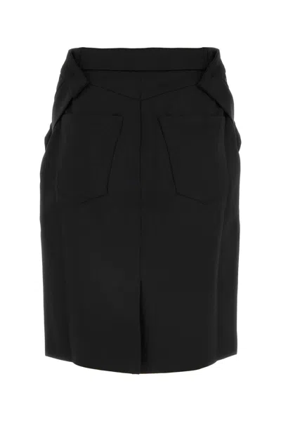 Coperni Stretch Polyester Blend Skirt With Back Vent