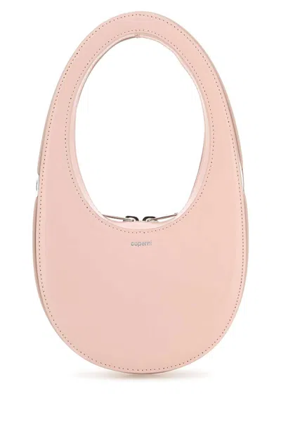 COPERNI COPERNI LIGHT PINK LEATHER MINI SWIPE HANDBAG 