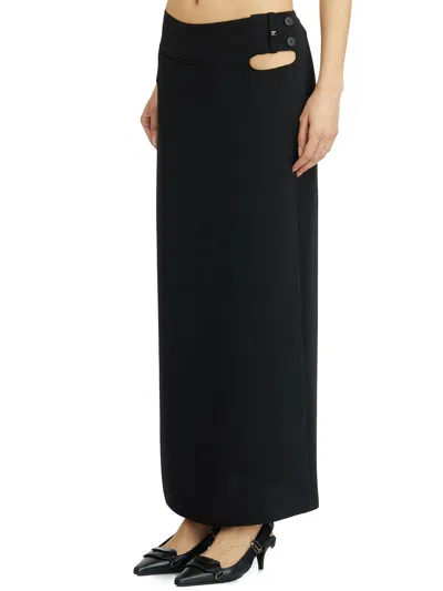 Courrèges Courregès Long Tech Loop Skirt
