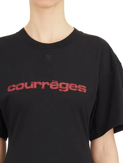 Courrèges Courreges Women Courreges Belted Printed Stone T-shirt