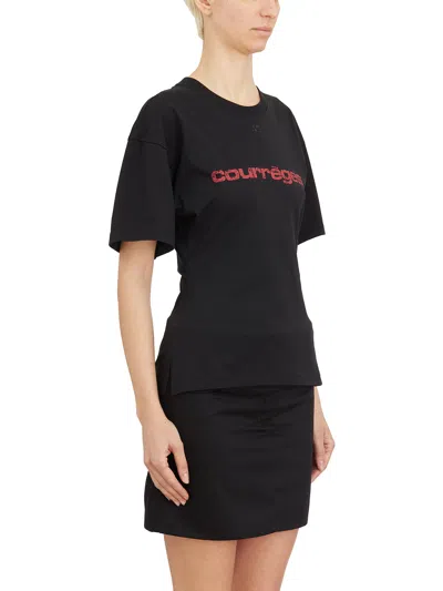 Courrèges Courreges Women Courreges Belted Printed Stone T-shirt