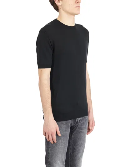 Daniele Alessandrini T-shirt Girocollo In Cotone Stretch
