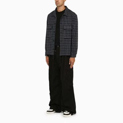 Darkpark Black Cotton Joseph Cargo Pant