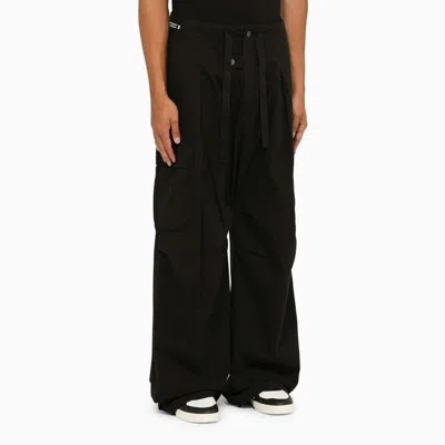 Shop Darkpark Black Cotton Joseph Cargo Pant