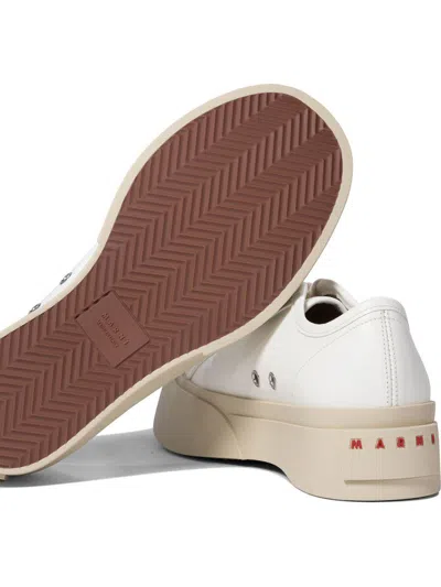 Shop Marni Leather Pablo Sneakers