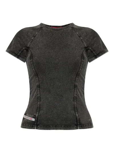 Diesel Black Cotton Blend T-shirt