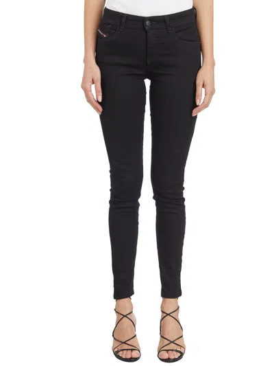 Diesel 2017 Slandy 5-pocket Skinny Jeans