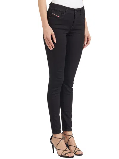 Diesel 2017 Slandy 5-pocket Skinny Jeans