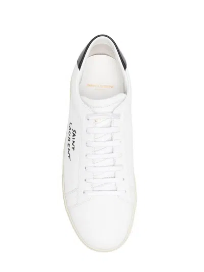 Saint Laurent Logo Print Low Top Sneakers