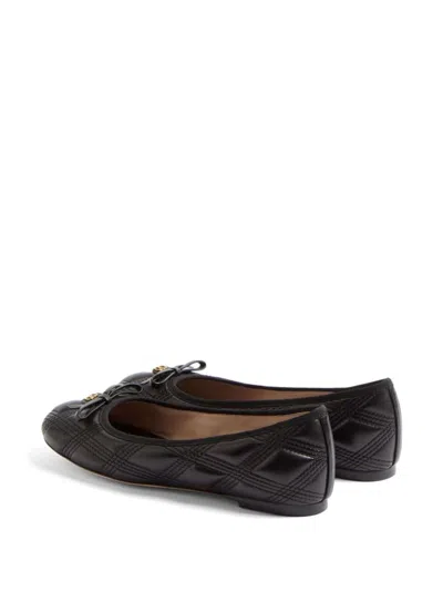Valentino Garavani Quiltie Ballerina 67 In Quilted Nappa Leather Woman Black 37 In Black