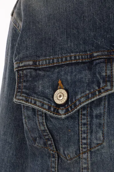Balenciaga Fitted Denim Jacket Chest Pockets