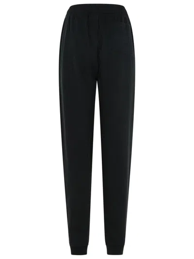 Maison Kitsuné Jogger Black Cotton Pants
