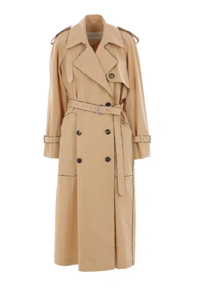 Dries Van Noten Risto Washed Cotton Poplin Trench Coat