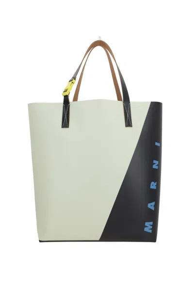 Marni Neutral Tribeca Faux-leather Tote Bag