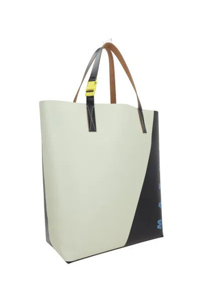 Marni Neutral Tribeca Faux-leather Tote Bag