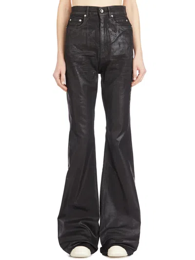 Drkshdw Pantaloni In Denim Bolan Bootcut Black