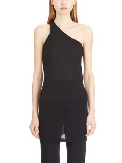 DRKSHDW DRKSHDW TANK TOP ONE SHOULDER TANK BLACK 