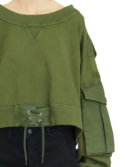 Dsquared2 Multipockets Crewneck Sweatshirt