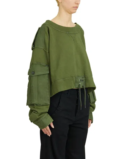 Dsquared2 Multipockets Crewneck Sweatshirt