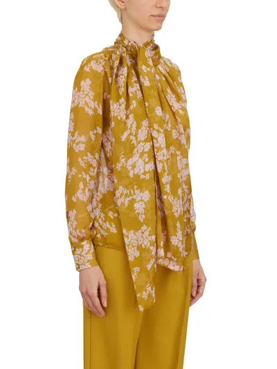 Elisabetta Franchi Floral Silk Shirt