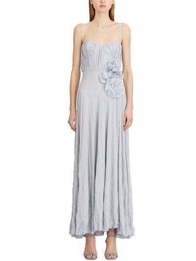 Elisabetta Franchi Maxi Dress With Sweetheart Neckline
