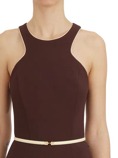 Elisabetta Franchi Sleeveless Dress With Belt