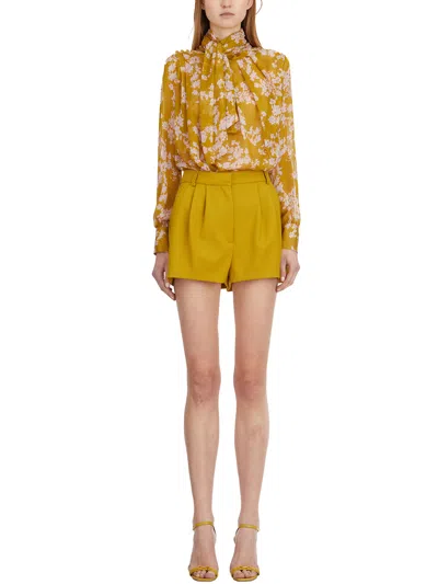 Elisabetta Franchi Wool Shorts With Stitching