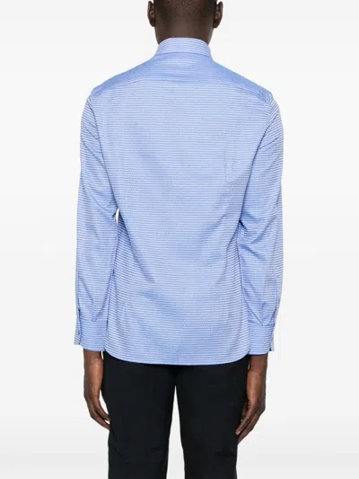 Emporio Armani Shirt  Men Color Gnawed Blue 1 In Blue