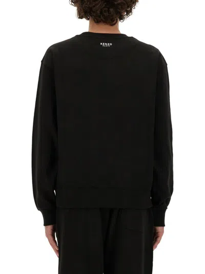 Kenzo Boke Flower Embroidered Cotton Sweatshirt Clothing
