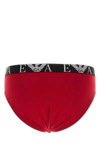 Emporio Armani Multicolor Stretch Cotton Brief Set