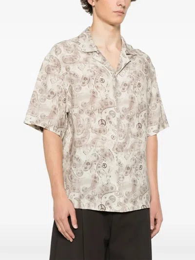 Emporio Armani Asv Capsule Peace All Over Print Shirt