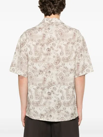 Emporio Armani Asv Capsule Peace All Over Print Shirt