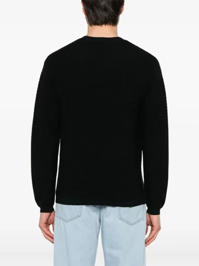 Emporio Armani Diamond Wool Blend Crewneck Sweater