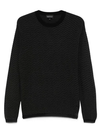 Emporio Armani Wool Blend Crewneck Sweater