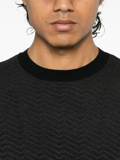 Emporio Armani Wool Blend Crewneck Sweater