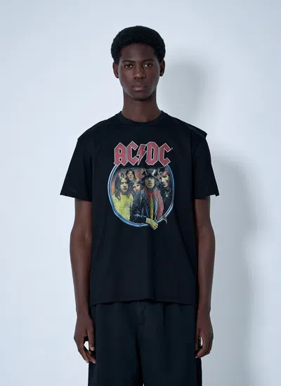Junya Watanabe Ac/dc T-shirt In Black