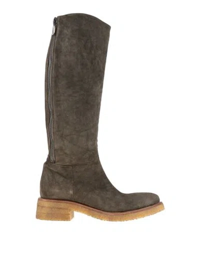 Rocco P . Woman Boot Dark Green Size 6 Soft Leather