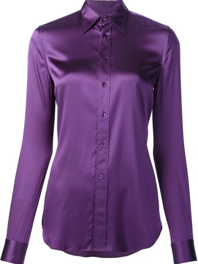 Ralph Lauren Classic Shirt - Purple In Pink & Purple