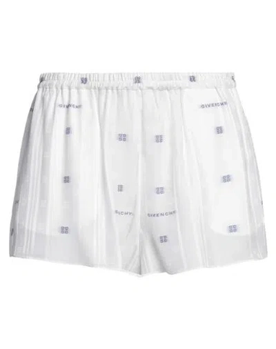 Givenchy Woman Shorts & Bermuda Shorts White Size 6 Viscose, Polyester