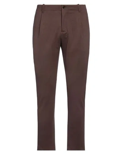 Daniele Alessandrini Man Pants Brown Size 34 Polyester, Viscose, Elastane In Brown